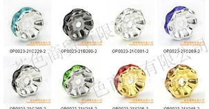 新系列【淺碧綠鍍銀浪邊圓形水鉆圈】 全方位解析飾品配件批發(fā)與銷售